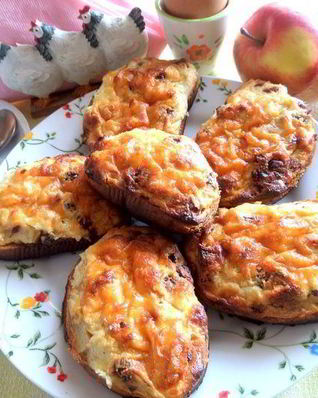 Горячие творожные гренки