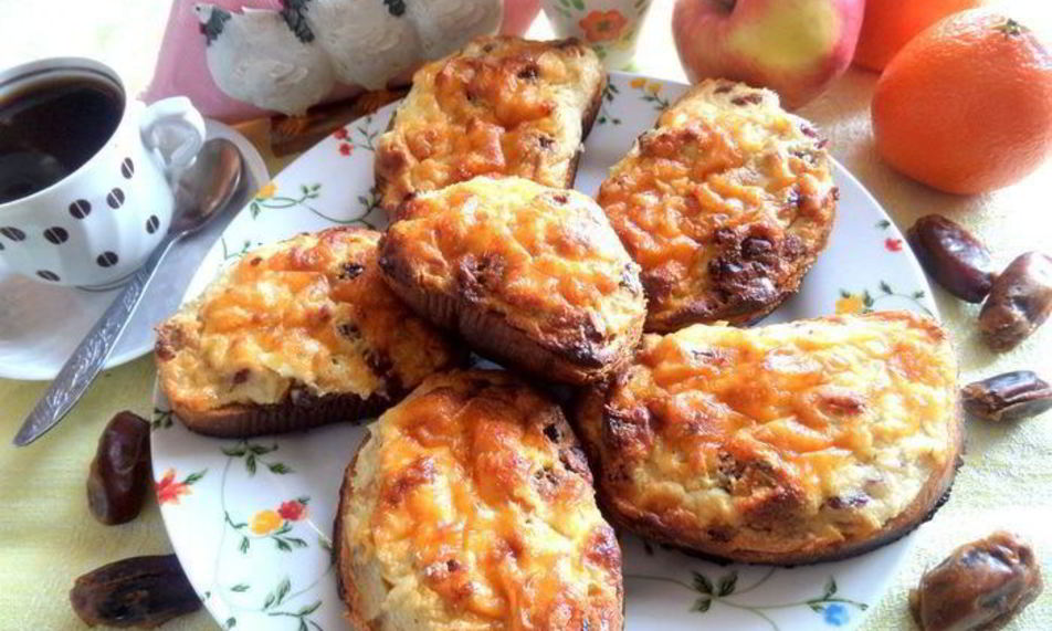 Рецепт горячих творожных гренков