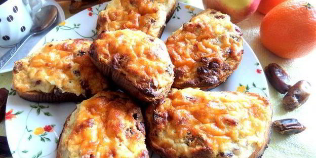 горячие творожные гренки