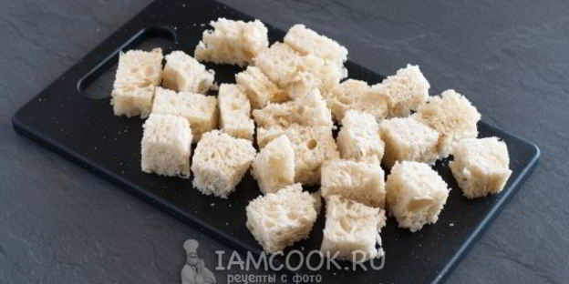 гренки из белого хлеба в духовке