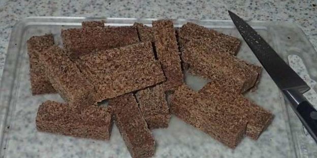 гренки к пиву с чесноком