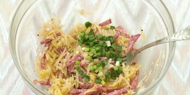 гренки к пиву с колбасой