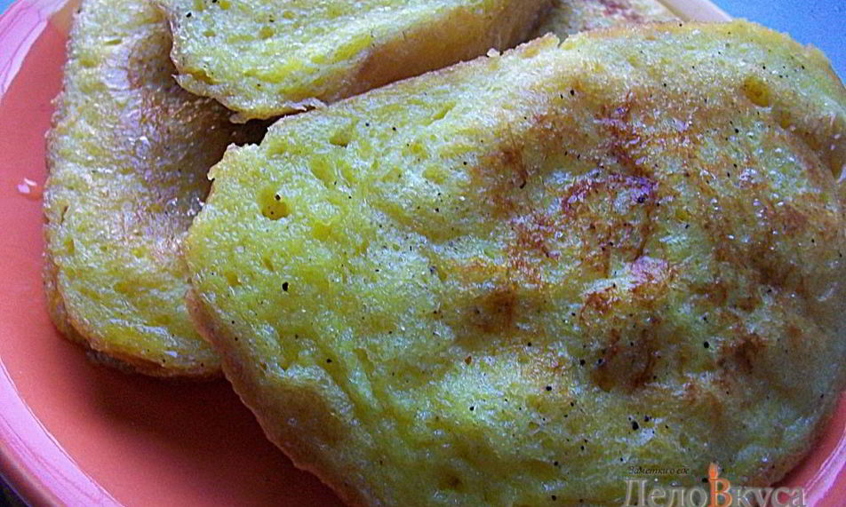 Рецепт гренков на молоке