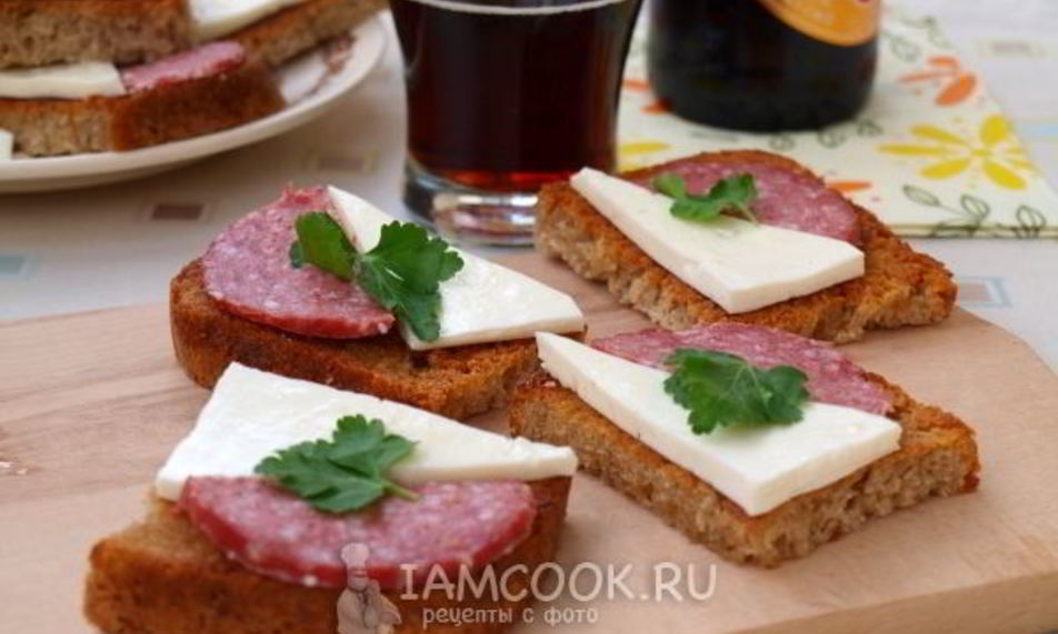 Рецепт гренков с чесноком к пиву