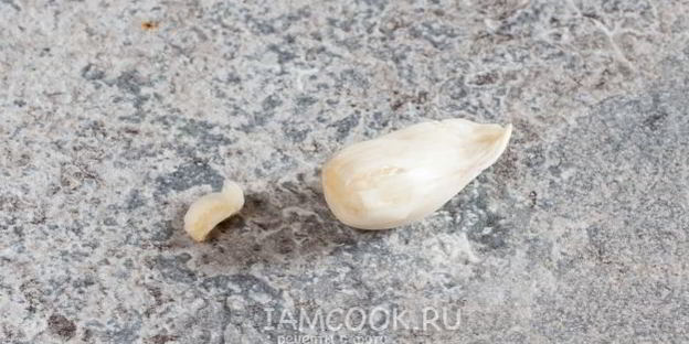 гренки с чесноком на сковороде