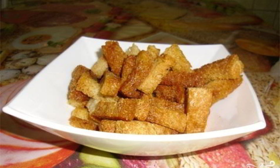 Рецепт гренков с чесноком в духовке