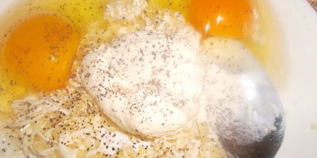 гренки с картофелем и брынзой