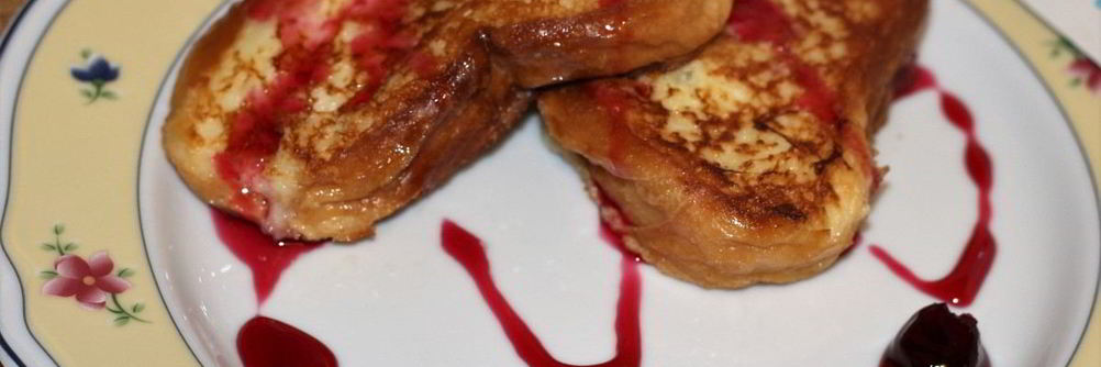 Гренки с молоком и яйцом