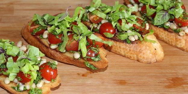 гренки с салатом завтрак чемпиона