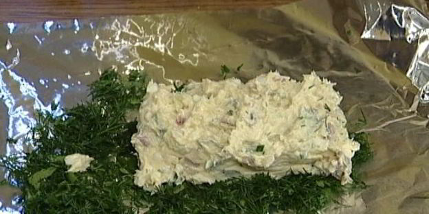 гренки с селедочным маслом