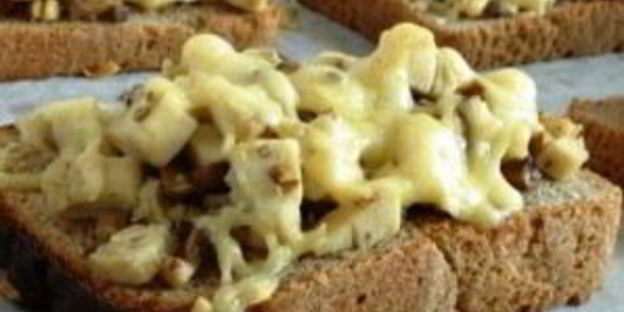 гренки с шампиньонами