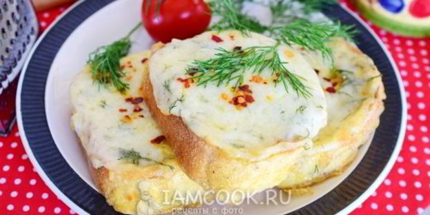 гренки с сыром и чесноком в духовке