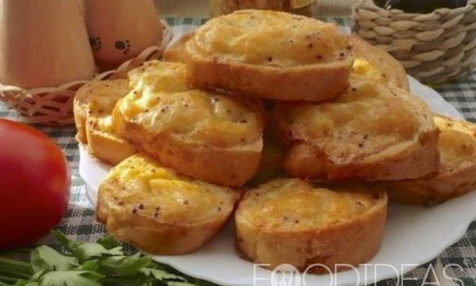 Рецепт гренков с сыром и яйцом