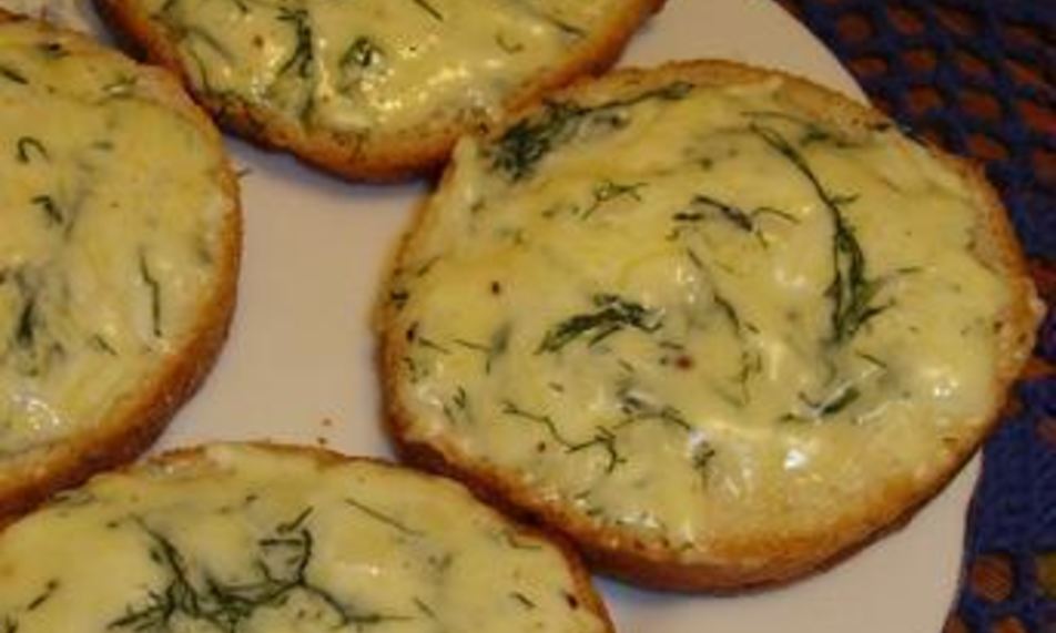 Рецепт гренков с сыром