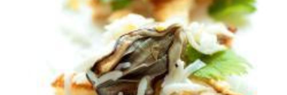 Гренки с устрицами