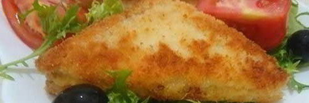 Гренки с ветчиной и сыром