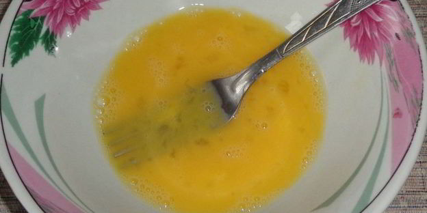 гренки с яйцом и сыром