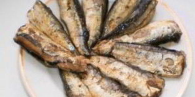 гренки со шпротами