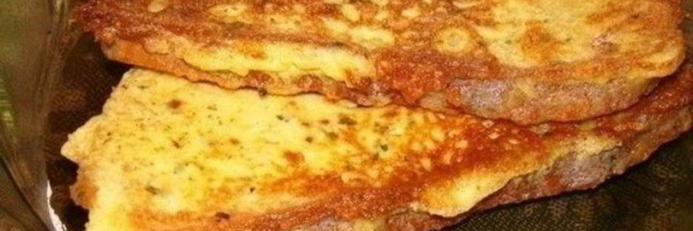 Гренки сырные