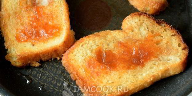 гренки в жасминовом чае