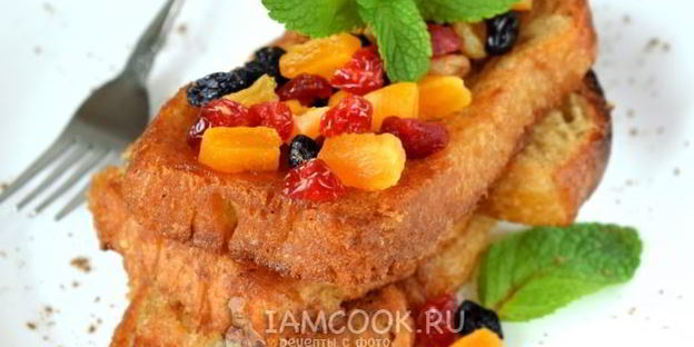 гренки в жасминовом чае