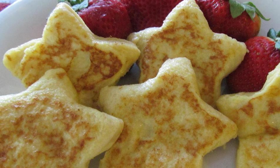 Рецепт гренков звездочки по-французски
