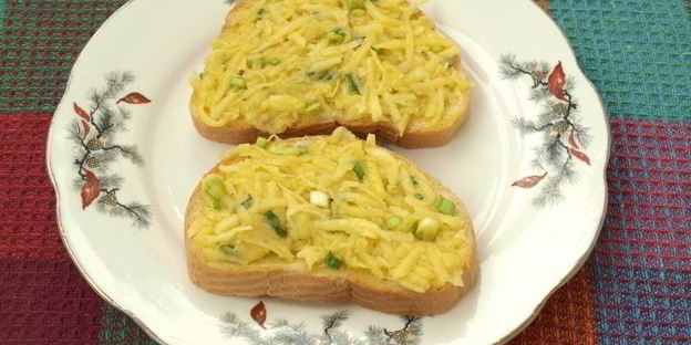 картофельные гренки с сыром