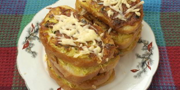 картофельные гренки с сыром