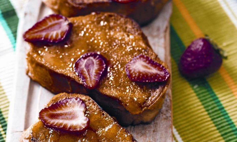 Рецепт сладких гренков без молока и яиц