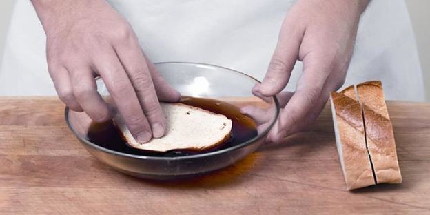 сладкие гренки без молока и яиц