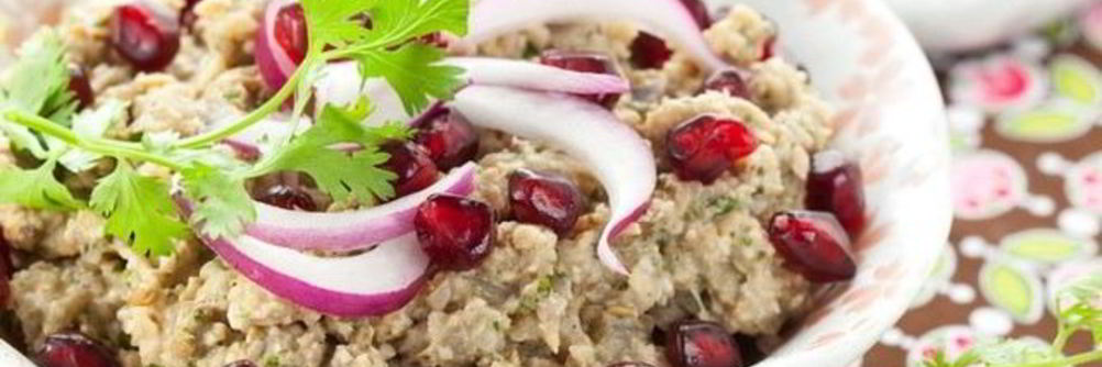 Баклажанная икра с грецким орехом