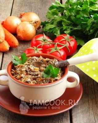 Грибная икра из вареных грибов