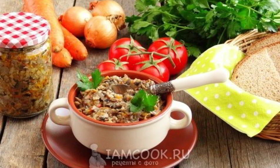 Рецепт грибной икры из вареных грибов