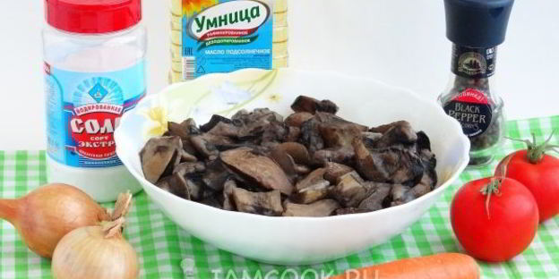 грибная икра из вареных грибов