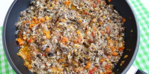 грибная икра из вареных грибов