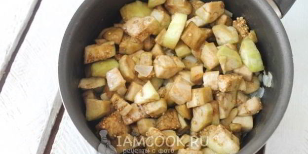 икра баклажанная жареная