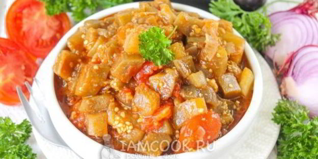 икра баклажанная жареная