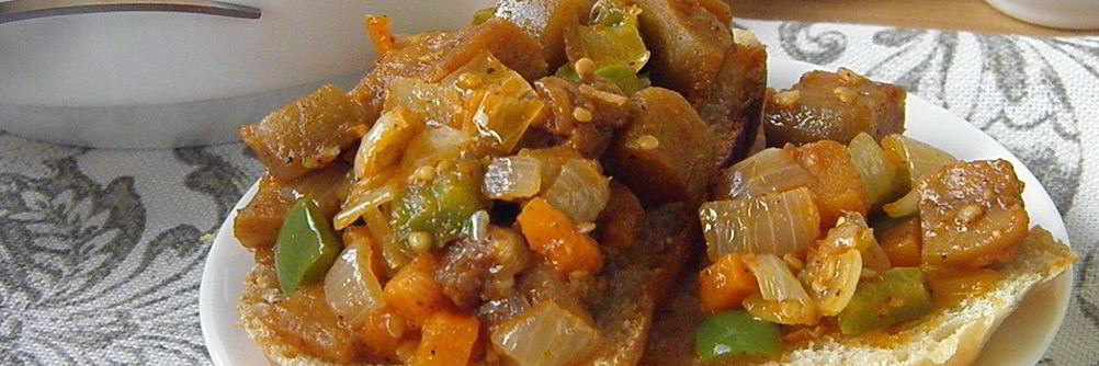 Икра из баклажанов кусочками