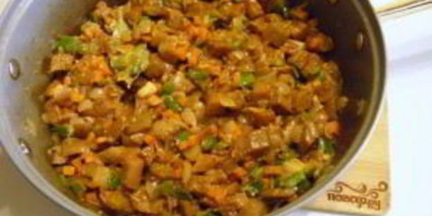 икра из баклажанов кусочками