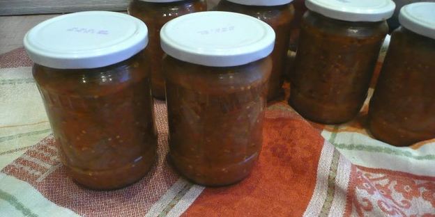 икра из кабачков и баклажанов на зиму
