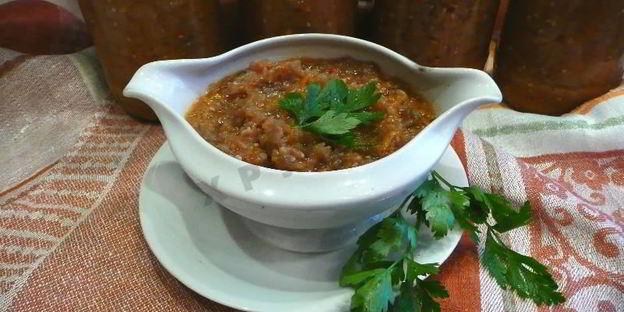 икра из кабачков и баклажанов на зиму