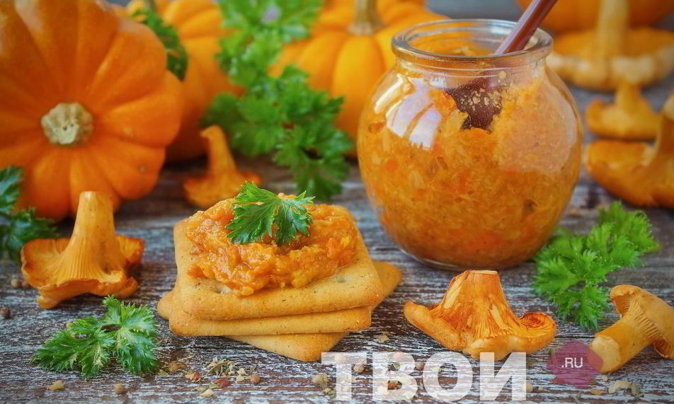 Рецепт икры из лисичек