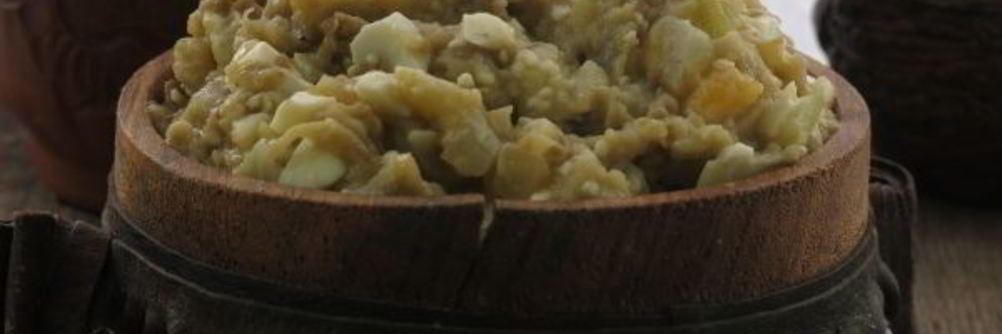 Икра из печеных баклажанов