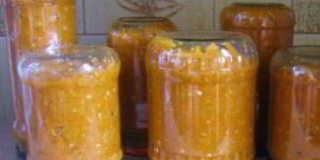 кабачковая икра на зиму без обжарки