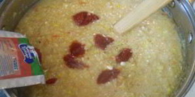 кабачковая икра с майонезом и луком