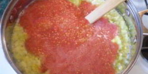 кабачковая икра с томатами на зиму