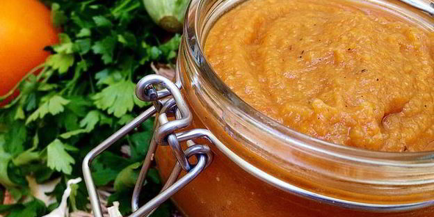 кабачковая икра, запеченная в рукаве