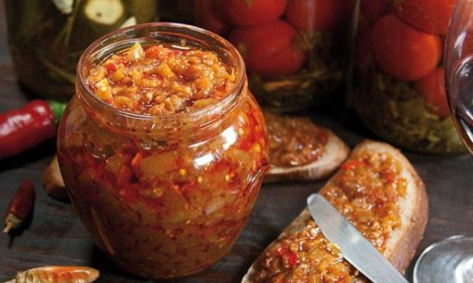 Рецепт овощной икры из баклажанов и перца