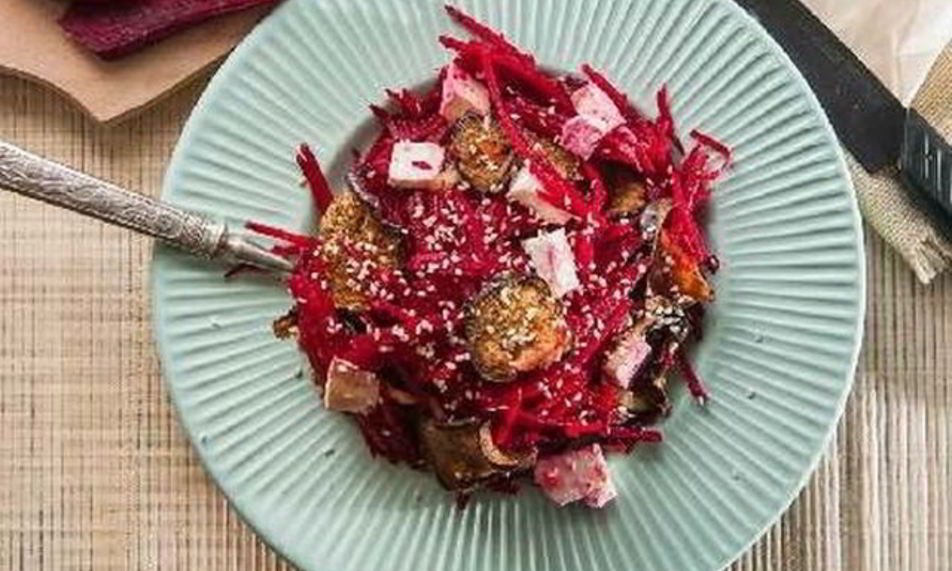 Рецепт свекольной икры с баклажанами