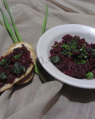 Свекольная икра с имбирем